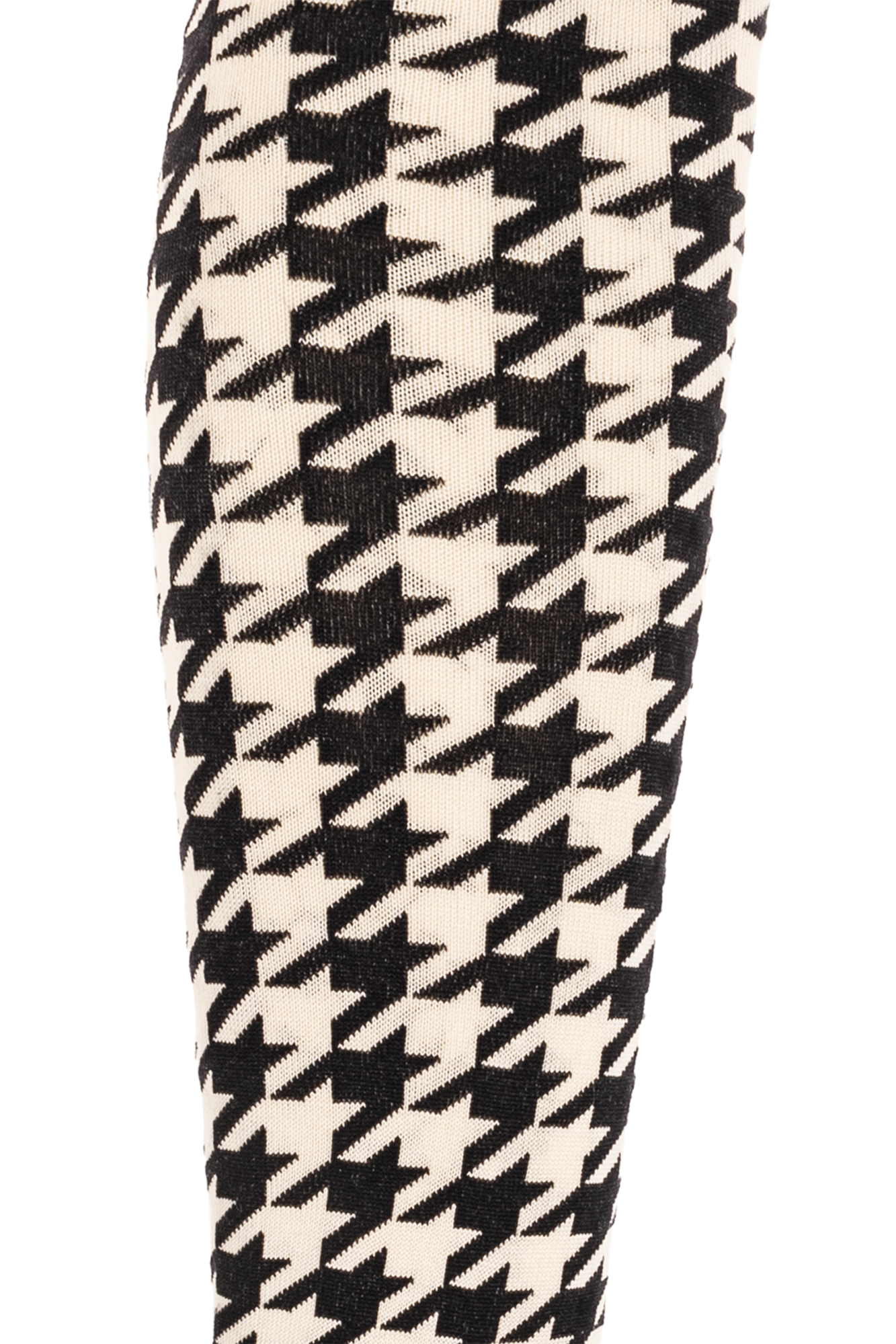 Cream Houndstooth tights burberry chain